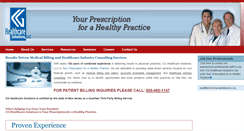 Desktop Screenshot of cghealthcaresolutions.com